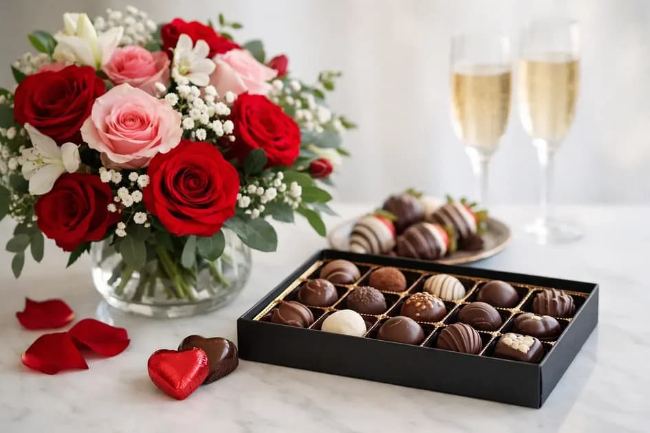 Anniversary Flowers and Chocolate Ideas