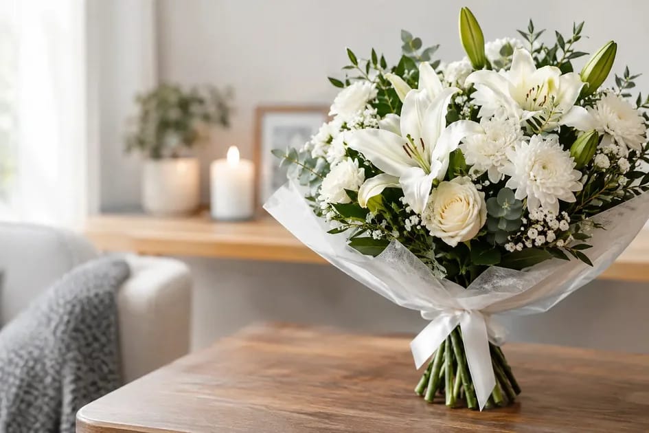 When to Send Condolence Flowers With Care