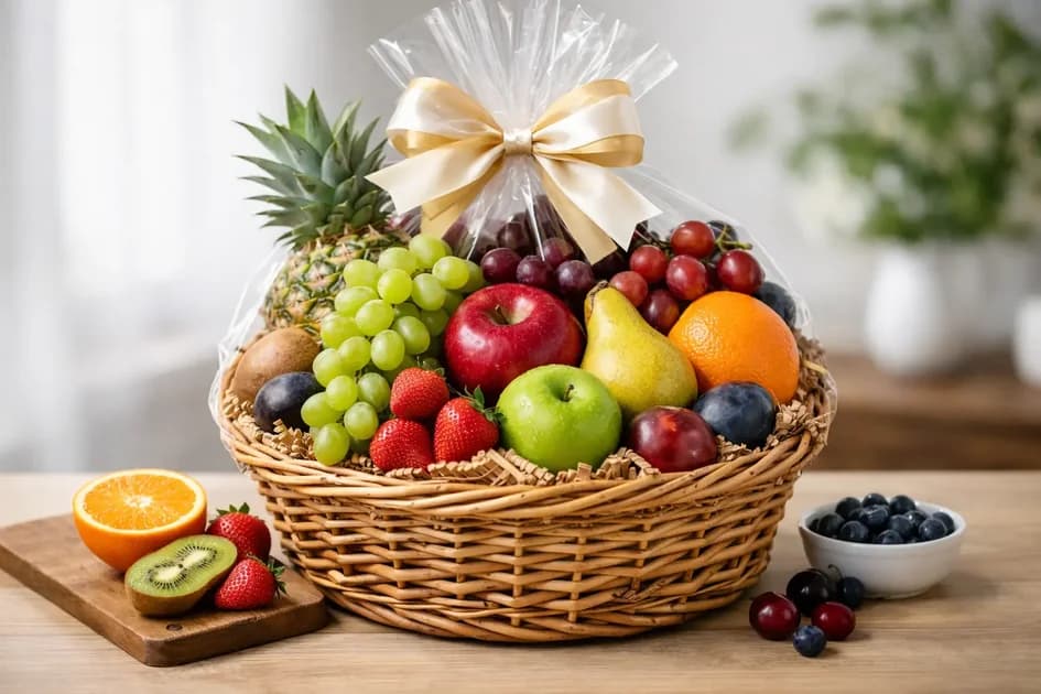 How to Make a Fruit Basket Gift That Looks Good