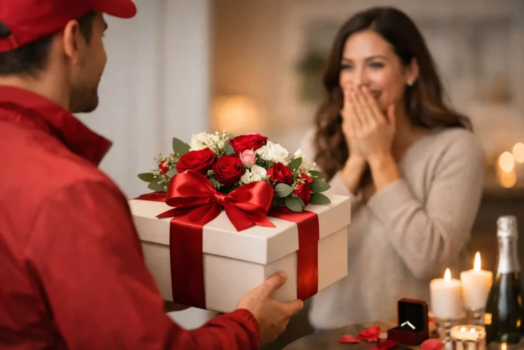 Romantic Surprise Gift Delivery Made Thoughtful